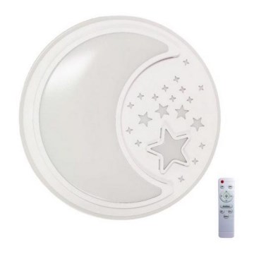 LED Dimbare kinderplafondlamp NOTTE LED/40W/230V + afstandsbediening