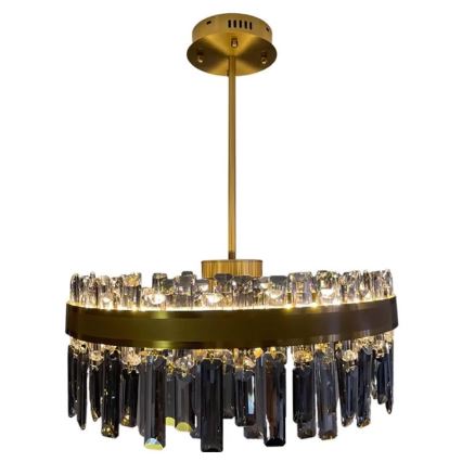 LED dimbare kristallen hanglamp aan stang LED/80W/230V 3000-6500K + afstandsbediening