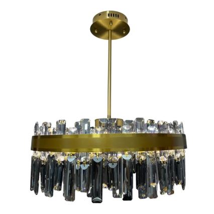 LED dimbare kristallen hanglamp aan stang LED/80W/230V 3000-6500K + afstandsbediening