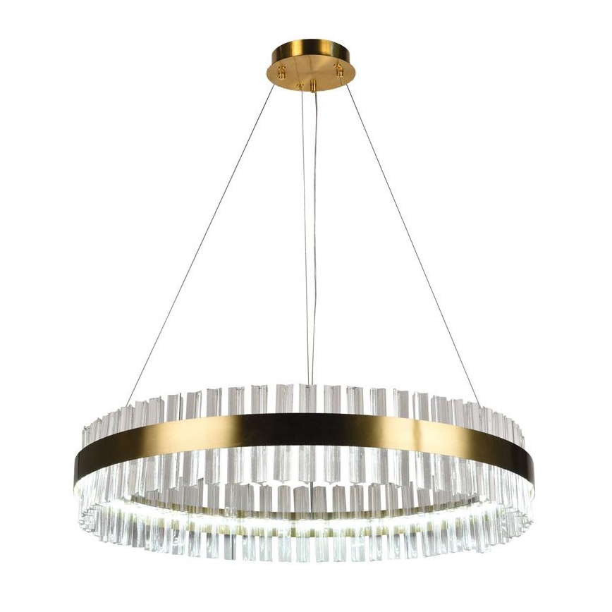 LED dimbare kristallen hanglamp aan kabel LED/55W/230V 3000-6500K + afstandsbediening