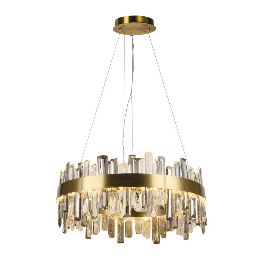 LED dimbare kristallen hanglamp aan kabel LED/80W/230V 3000-6500K + afstandsbediening