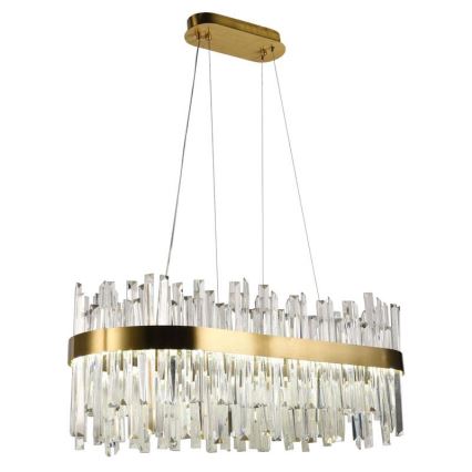 LED dimbare kristallen hanglamp aan kabel LED/90W/230V 3000-6500K + afstandsbediening