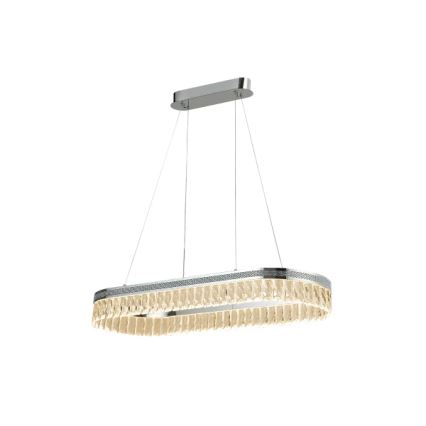 Dimbare LED-kristallen kroonluchter aan kabel THALIA LED/50W/230V 3000–6000K + afstandsbediening