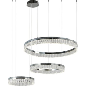 LED-dimbare kristallen kroonluchter aan kabel THALIA LED/120W/230V 3000-6000K + afstandsbediening