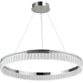 LED dimbare kristallen kroonluchter aan staalkabel THALIA LED/55W/230V 3000-6000K Ø 80 cm + afstandsbediening