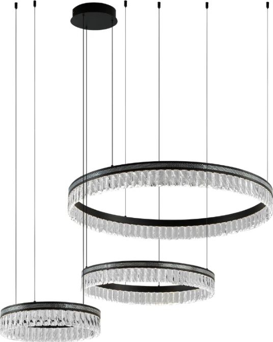 LED-dimbare kristallen kroonluchter met kabelophanging THALIA LED/120W/230V 3000-6000K + afstandsbediening