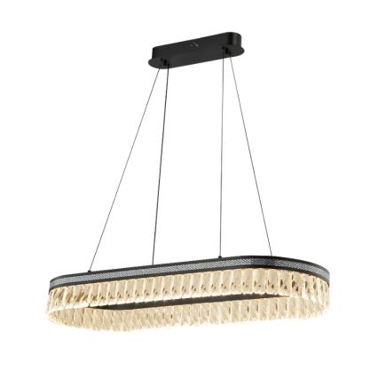 LED-dimbare kristallen kroonluchter aan kabel THALIA LED/50W/230V 3000-6000K + afstandsbediening