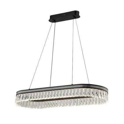 LED-dimbare kristallen kroonluchter aan kabel THALIA LED/50W/230V 3000-6000K + afstandsbediening