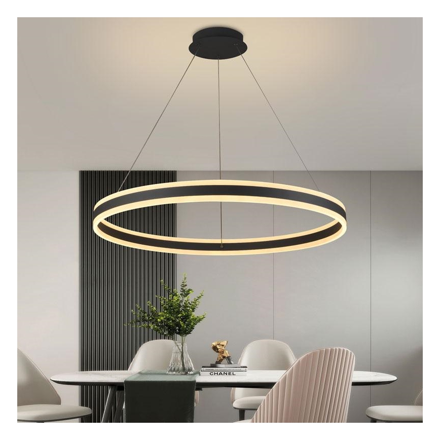 LED Dimbare kroonluchter aan een snoer LED/110W/230V 3000-6500K + afstandsbediening