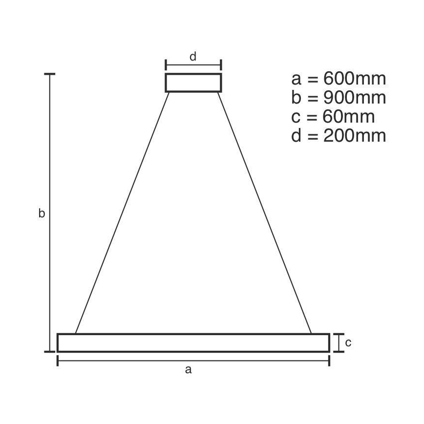LED Dimbare kroonluchter aan een snoer LED/85W/230V 3000-6500K + afstandsbediening