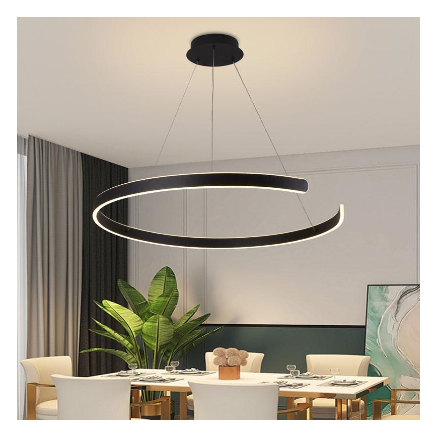 LED Dimbare kroonluchter aan snoer LED/100W/230V 3000-6500K + afstandsbediening