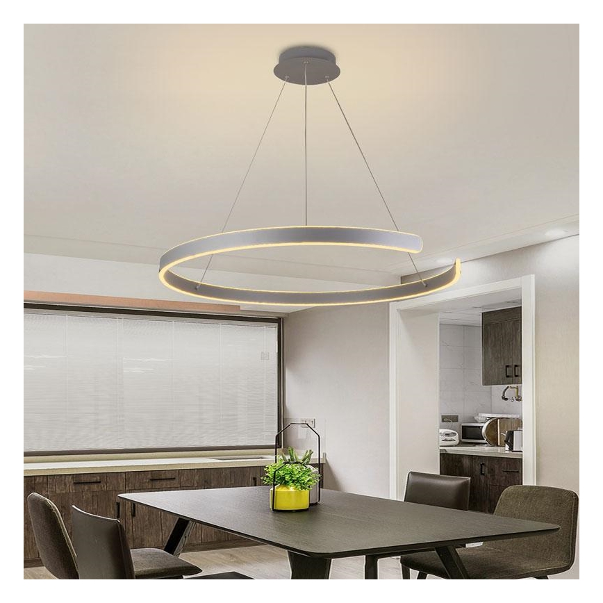 LED Dimbare kroonluchter aan snoer LED/100W/230V 3000-6500K + afstandsbediening