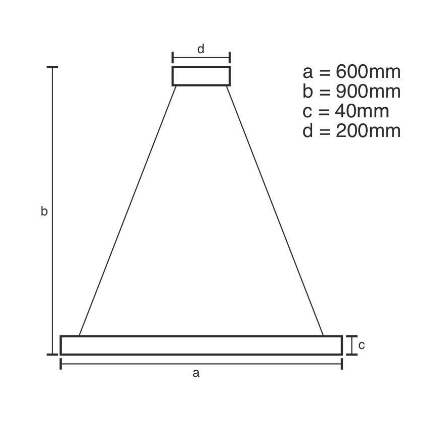 LED Dimbare kroonluchter aan snoer LED/42W/230V 3000-6500K + afstandsbediening