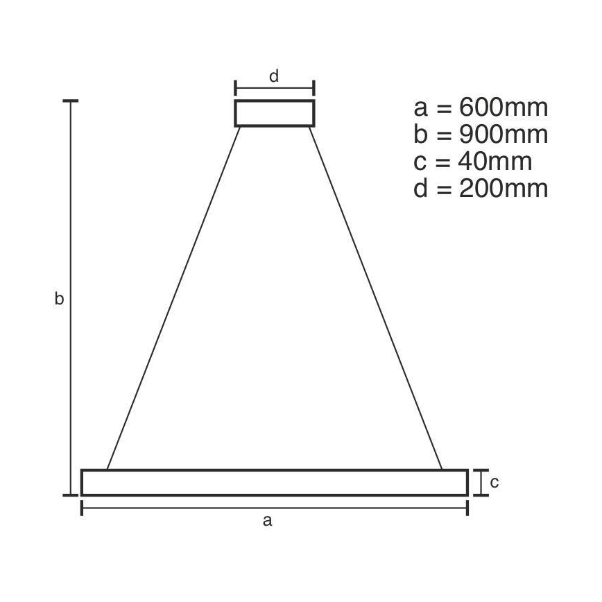 LED Dimbare kroonluchter aan snoer LED/42W/230V 3000-6500K + afstandsbediening