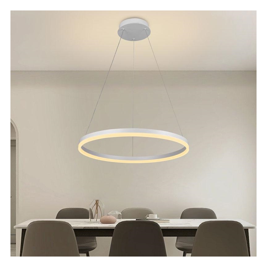 LED Dimbare kroonluchter aan snoer LED/42W/230V 3000-6500K + afstandsbediening