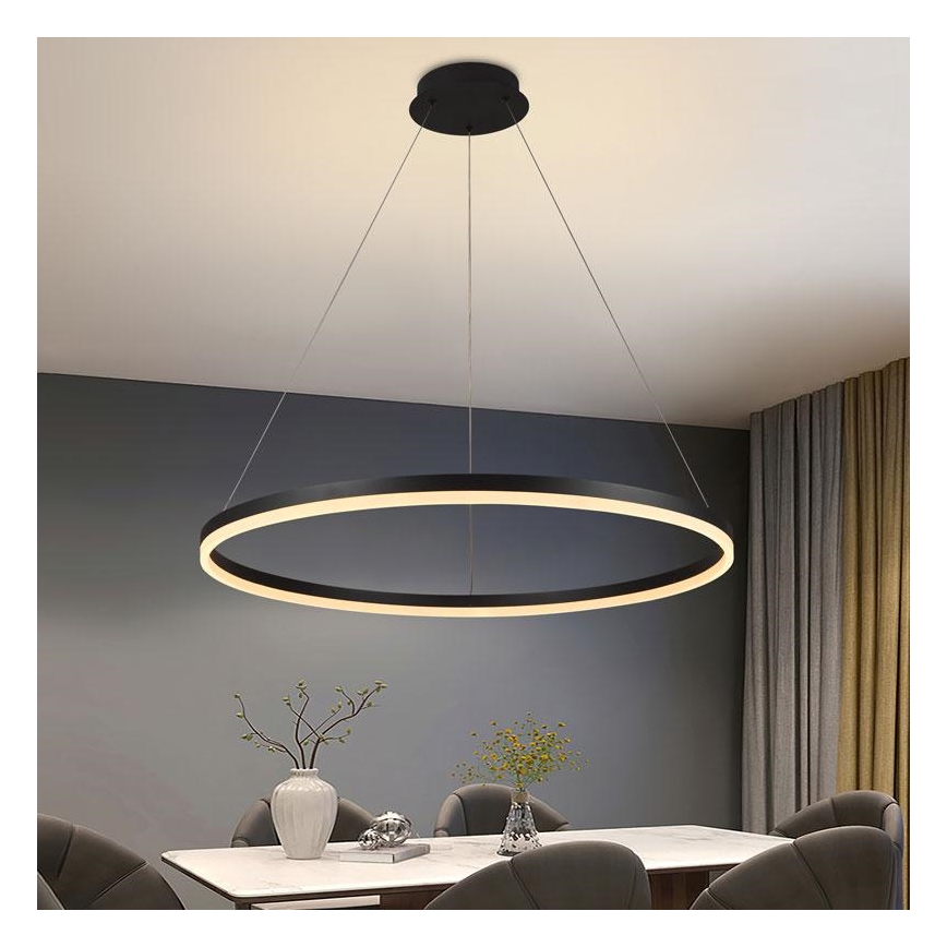 LED Dimbare kroonluchter aan snoer LED/55W/230V 3000-6500K + afstandsbediening