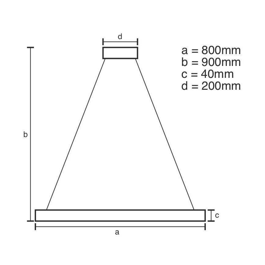 LED Dimbare kroonluchter aan snoer LED/55W/230V 3000-6500K + afstandsbediening