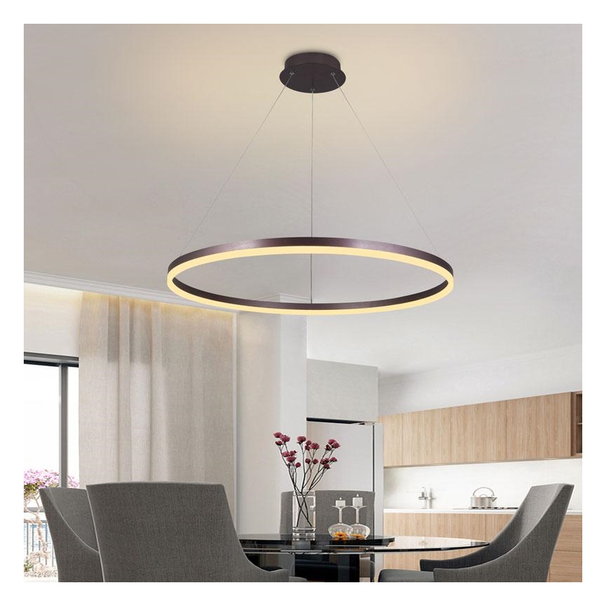 LED Dimbare kroonluchter aan snoer LED/55W/230V 3000-6500K + afstandsbediening