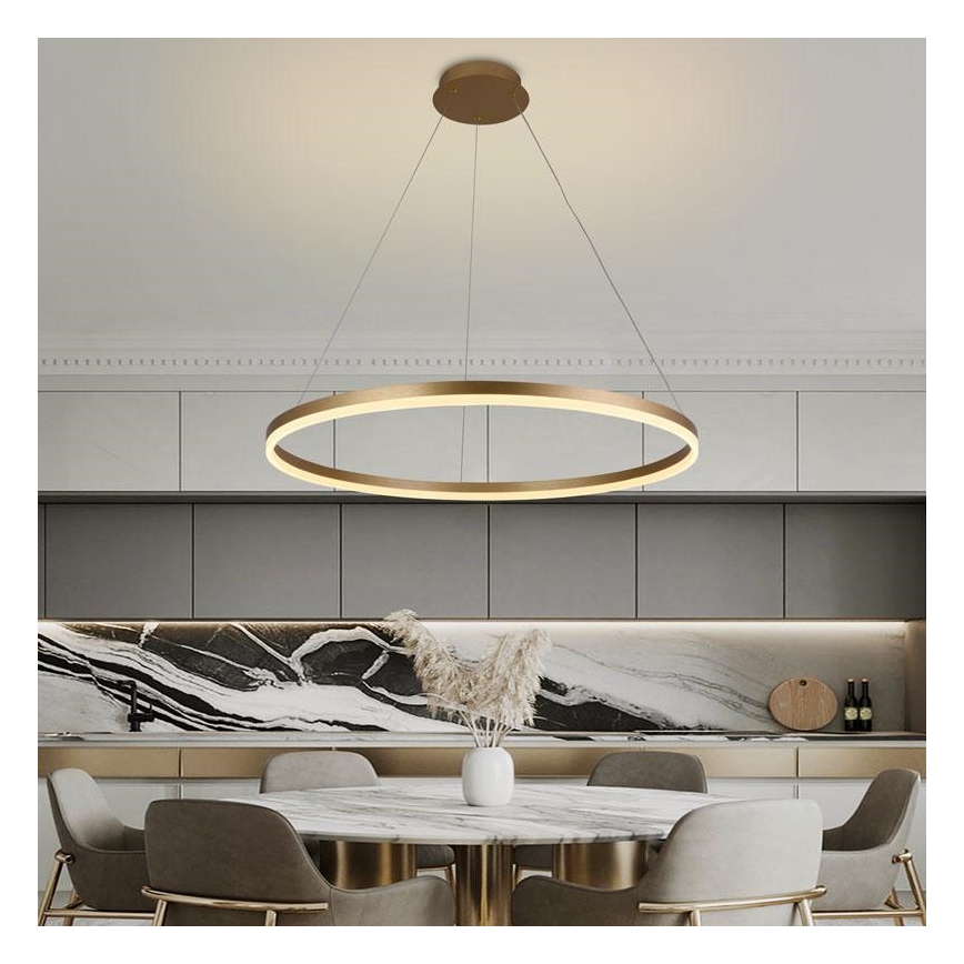 LED Dimbare kroonluchter aan snoer LED/55W/230V 3000-6500K + afstandsbediening