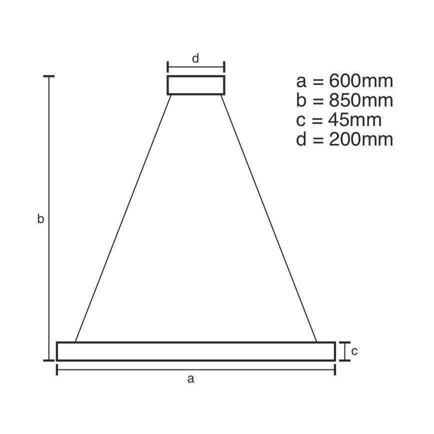 LED Dimbare kroonluchter aan snoer LED/70W/230V 3000-6500K + afstandsbediening