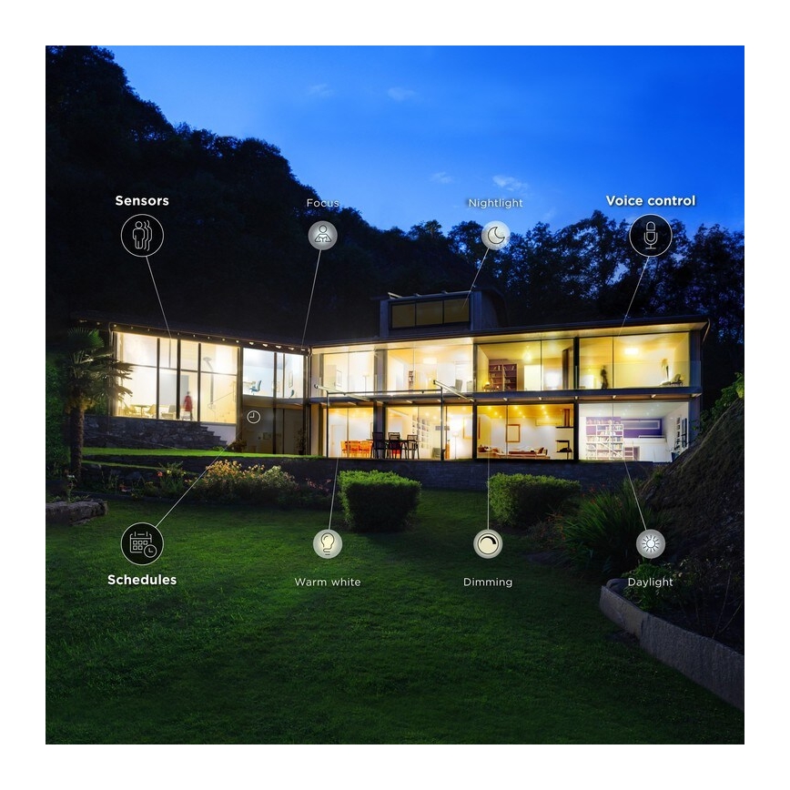 LED dimbare lamp E27/15W/230V 2700-6500K Wi-Fi - WiZ