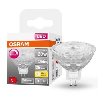 LED Dimbare lamp GU5,3/3,4W/230V 2700K CRI 90 - Osram