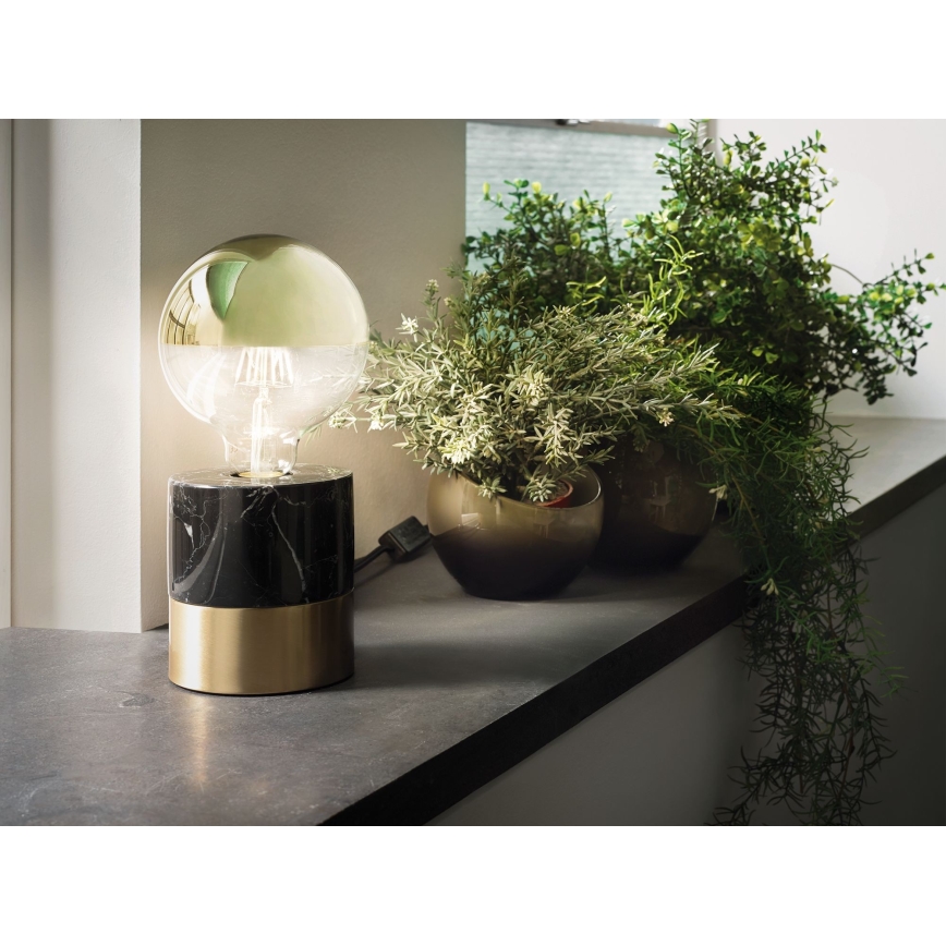 LED dimbare lamp met spiegelbol GLOBE G95 E27/6,5W/230V 2700K goud - Paulmann 28675