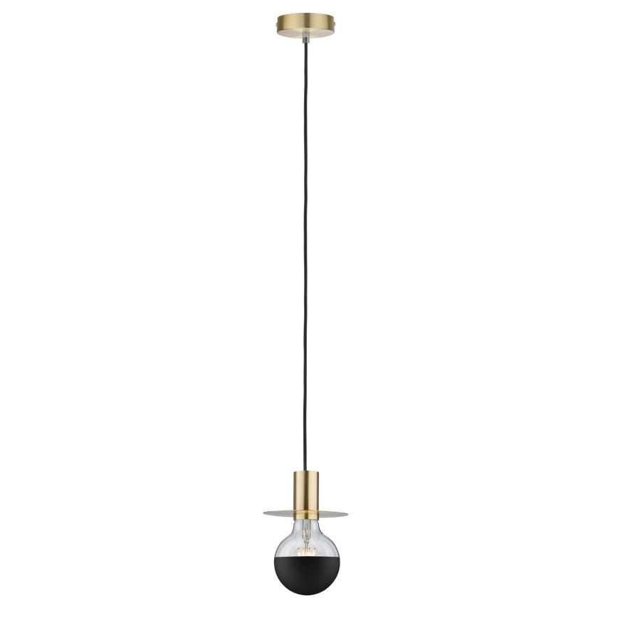 LED dimbare lamp met spiegelbol GLOBE G95 E27/6,5W/230V 2700K zwart - Paulmann 28676