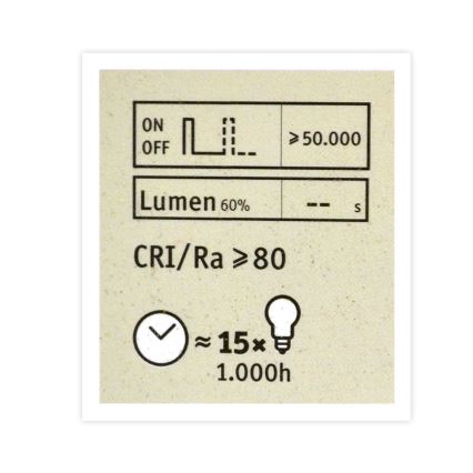 LED dimbare lamp met spiegelbol G125 E27/6,5W/230V 2700K - Paulmann 28679