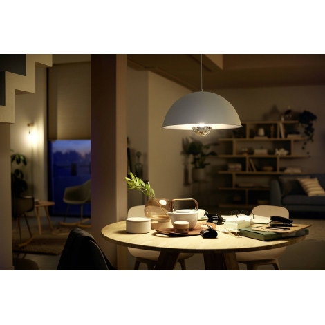 Dek de tafel botsen Golf LED dimbare lamp met spiegelbolkap Philips G125 E27/7,2W/230V 2700K |  Lampenmanie