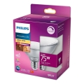LED-dimbare lamp Philips E27/9,5W/230V 2700K