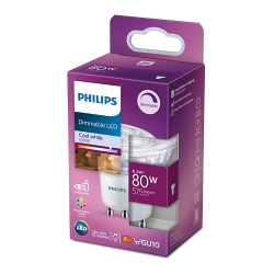 LED Dimbare lamp Philips GU10/6.2W/230V 4000K