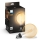 LED Dimbare lamp Philips Hue WHITE FILAMENT G125 E27/7W/230V 2100K