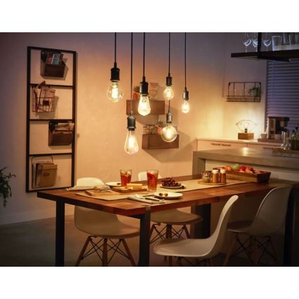 LED Dimbare lamp Philips Hue WHITE FILAMENT ST64 E27/7W/230V 2100K