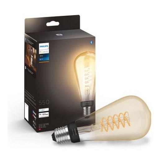 LED Dimbare lamp Philips Hue WHITE FILAMENT ST72 E27/7W/230V 2100K