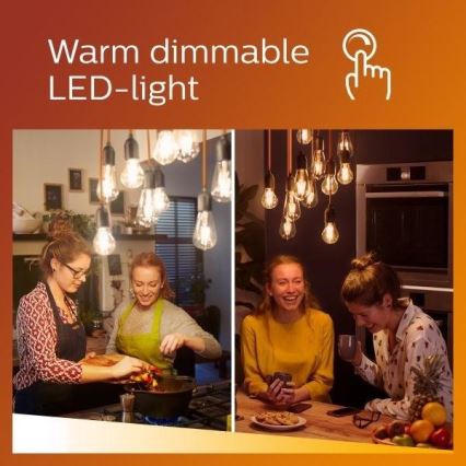 LED Dimbare lamp Philips Warm Glow E27/11,5W/230V 2200-2700K CRI 90