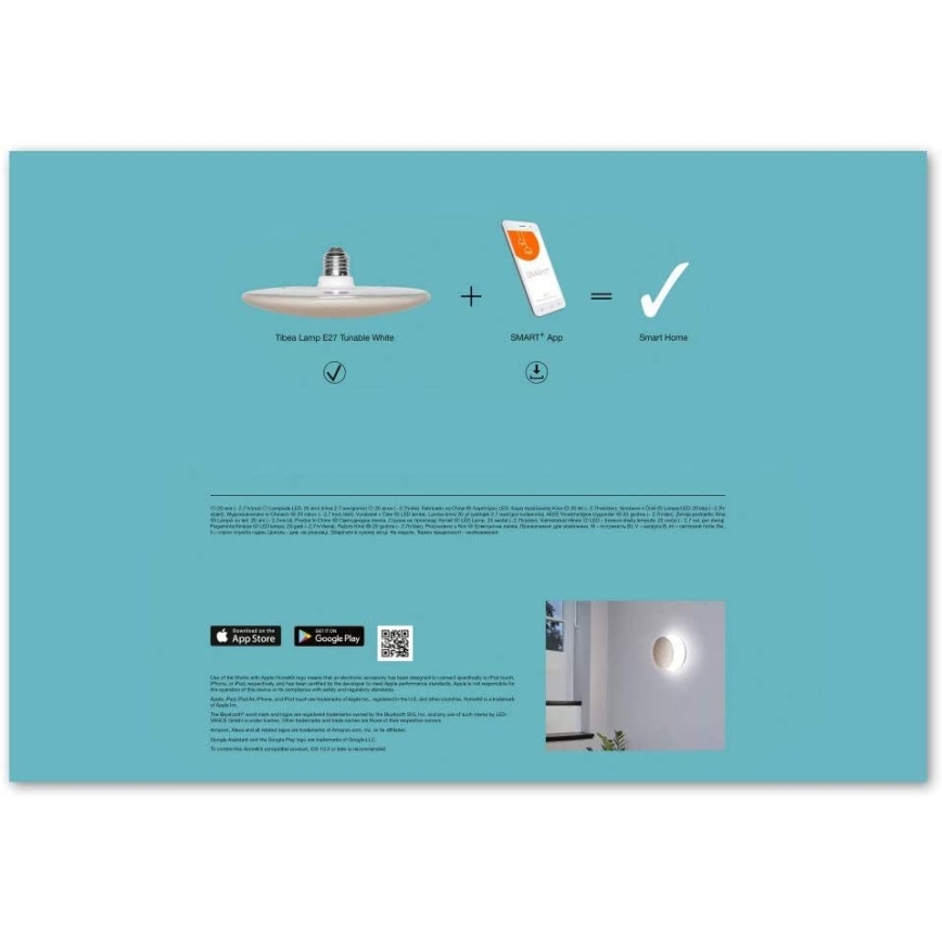 LED Dimbare lamp/smartlamp SMART+ TIBEA E27/22W/230V 2700-6500K - Ledvance