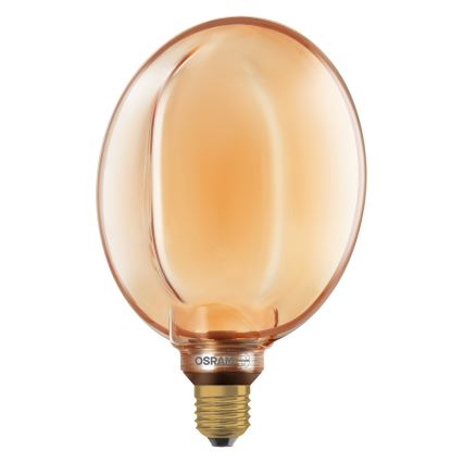 LED dimbare lamp VINTAGE E27/4W/230V 1800K goud - Osram