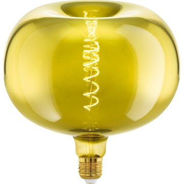 LED dimbare lamp VINTAGE E27/4W/230V 1900K goudkleurig - Eglo 110099
