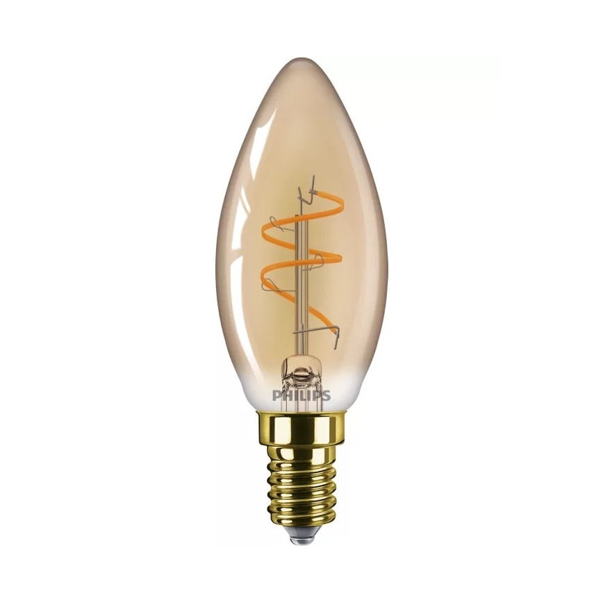 LED Dimbare gloeilamp VINTAGE Philips B35 E14/3,1W/230V 2200K CRI 90