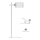 LED Dimbare magnetische oplaadbare bureaulamp 4-in-1 LED/3W/5V 3000-6000K 1800 mAh wit