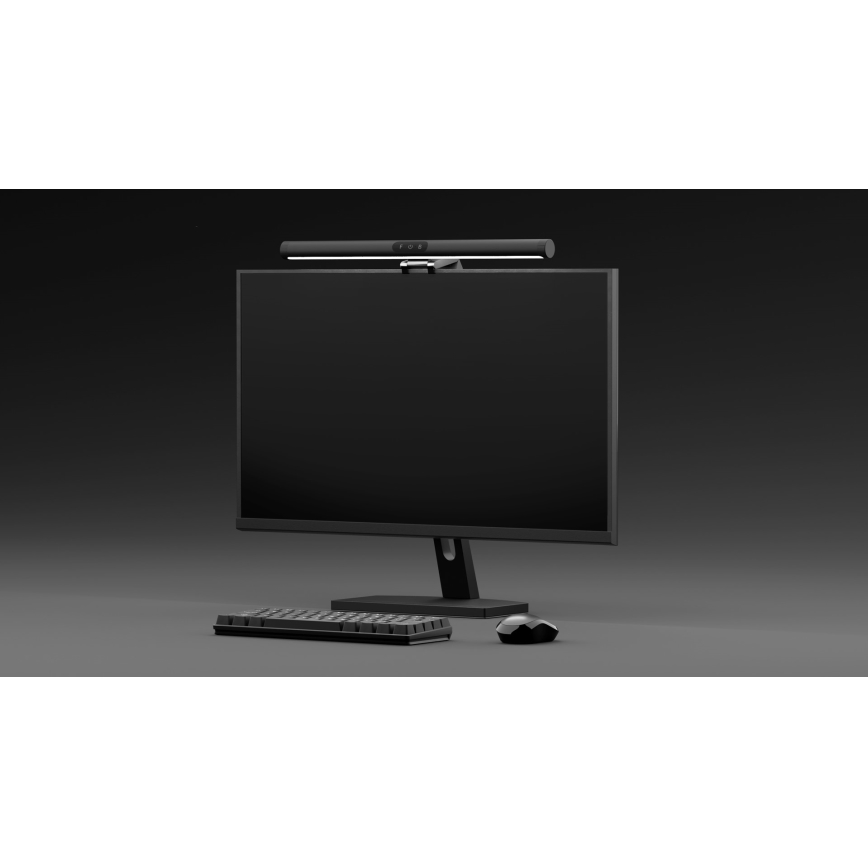 LED dimbare monitorverlichting LEVANO LED/5W/5V 3000-6000K zwart