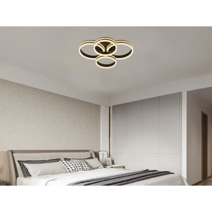 LED dimbare opbouwplafondlamp 150W/230V 3000-6500K met afstandsbediening