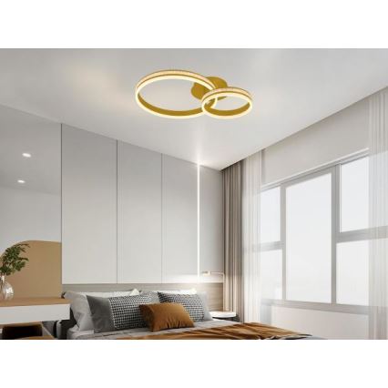 LED Dimbare opbouwplafondlamp LED/110W/230V 3000-6500K + afstandsbediening