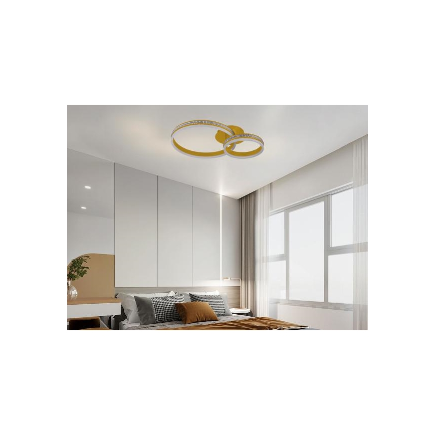 LED Dimbare opbouwplafondlamp LED/110W/230V 3000-6500K + afstandsbediening