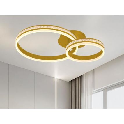 LED Dimbare opbouwplafondlamp LED/110W/230V 3000-6500K + afstandsbediening