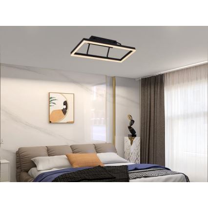 LED Dimbare opbouwplafondlamp LED/40W/230V 3000-6500K + afstandsbediening