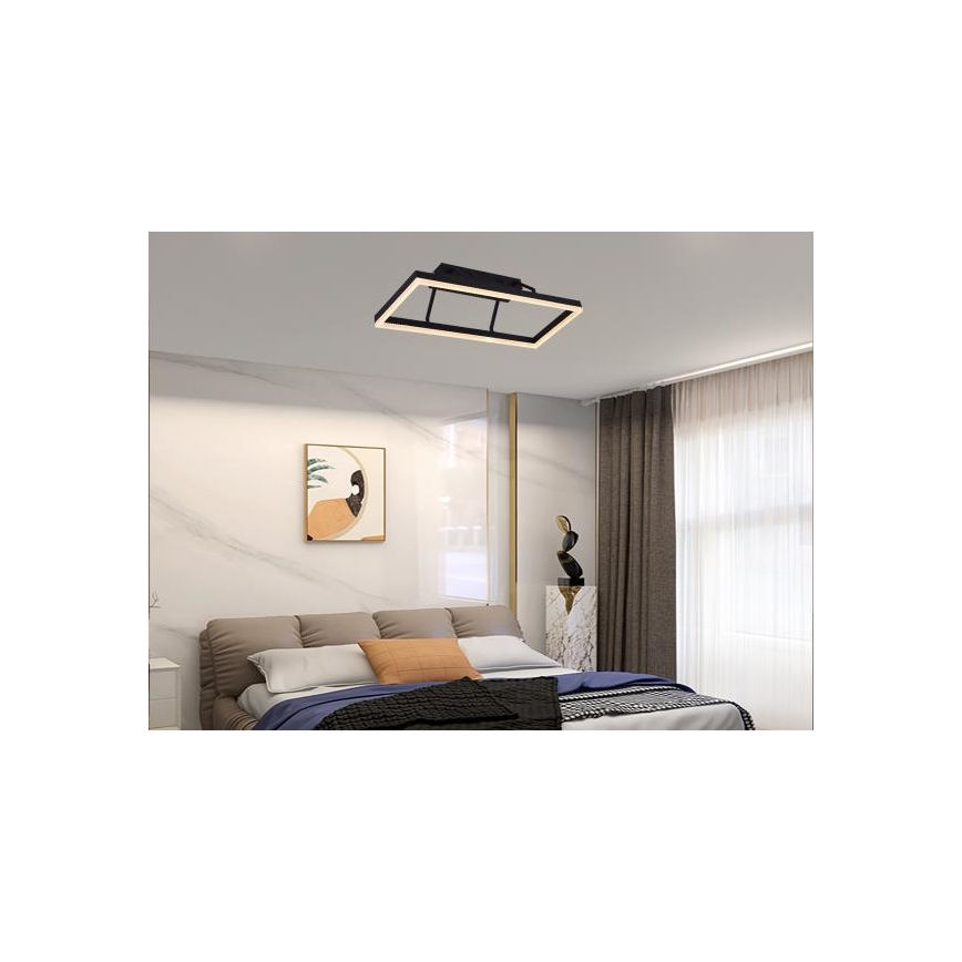LED Dimbare opbouwplafondlamp LED/40W/230V 3000-6500K + afstandsbediening
