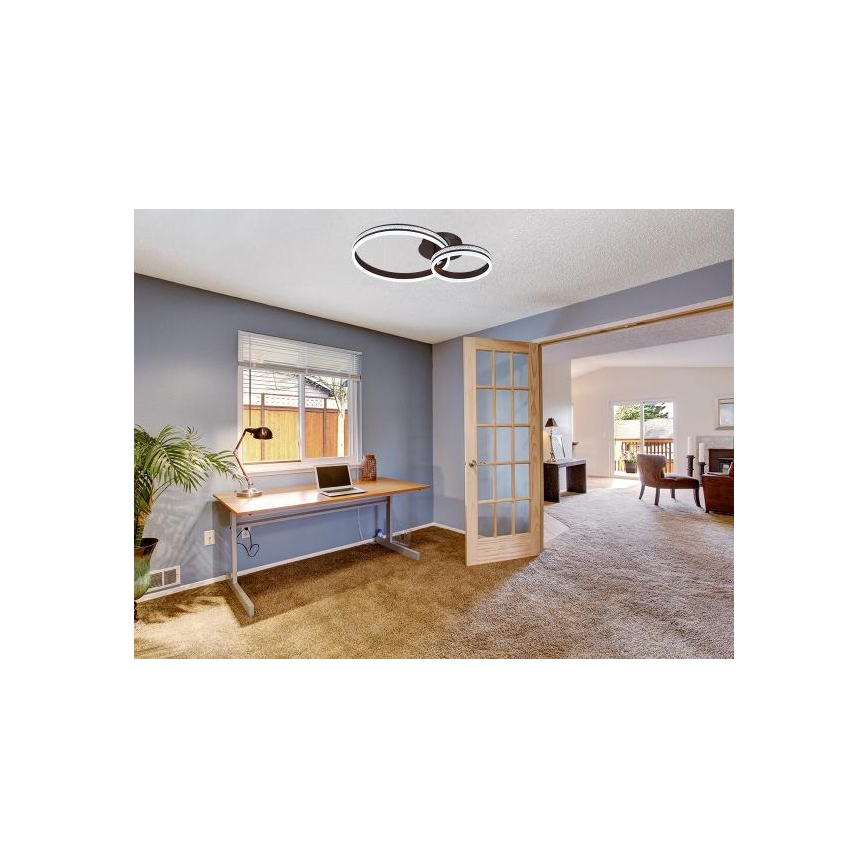 LED dimbare opbouwplafonnière LED/110W/230V 3000-6500K + afstandsbediening
