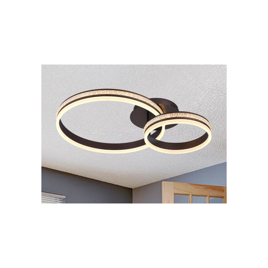 LED dimbare opbouwplafonnière LED/110W/230V 3000-6500K + afstandsbediening